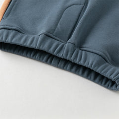 Dave&Bella Toddler Boys Autumn Beige Sweatshirt Long Pants Suits Sets