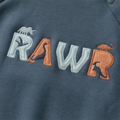 Dave&Bella Toddler Boys Autumn Blue Hooded Sweatshirts Tops