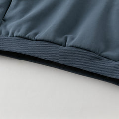 Dave&Bella Toddler Boys Autumn Blue Hooded Sweatshirts Tops