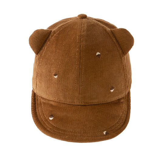 Dave&Bella Boys Autumn Brown Cotton Sporty Baseball Cap Hat