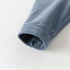 Dave&Bella Boys Autumn Cotton Grey Blue Formal Shirts Top