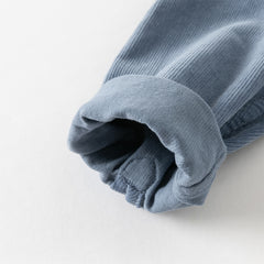 Dave&Bella Boys Autumn Cotton Grey Blue Formal Shirts Top