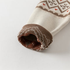 Dave&Bella Toddler Boys Cotton Casual Print Sweater Cardigans