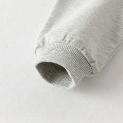 Dave&Bella Toddler Boys Autumn Grey Cotton Dinosaur Print Sweatshirts Tops