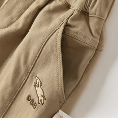 Dave&Bella Toddler Boys Autumn Khaki Versatile Pants