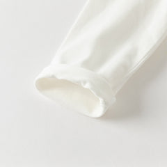 Dave&Bella Girls Autumn Beige Casual Cotton T-shirt Tops