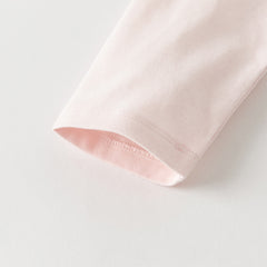 Dave&Bella Girls Autumn Beige Casual Cotton T-shirt Tops