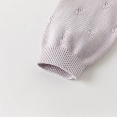 Dave&Bella Girls Autumn Cotton Adorable Purple Cardigans Coat