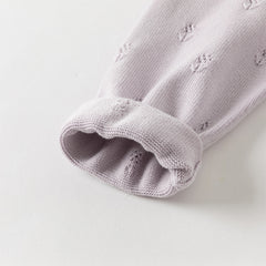 Dave&Bella Girls Autumn Cotton Adorable Purple Cardigans Coat