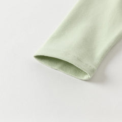 Dave&Bella Girls Autumn Cotton Cute Lace Collar T-shirt Top