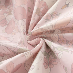 Dave&Bella Girls Autumn Pink Floral Print Hoodie Jacket Coat