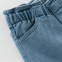 Dave&Bella Girls Autumn Leisure Slim Denim Blue Jeans Pant