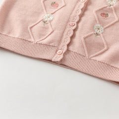 Dave&Bella Girls Autumn Cotton Cute Flower Sleeveless Vest Top