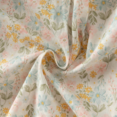 Dave&Bella Toddler Girls Autumn Floral Print Cotton Shirts Tops