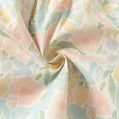 Dave&Bella Toddler Girls Autumn Floral Print Cotton Shirts Tops