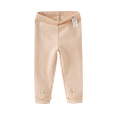 Dave&Bella Girls Autumn Cotton Antibacterial Anti-mite Leggings Pants