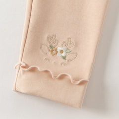 Dave&Bella Girls Autumn Cotton Antibacterial Anti-mite Leggings Pants