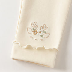 Dave&Bella Girls Autumn Cotton Antibacterial Anti-mite Leggings Pants