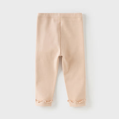 Dave&Bella Girls Autumn Cotton Antibacterial Anti-mite Leggings Pants