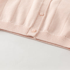 Dave&Bella Girls Autumn Cotton Fashion Flower Embroidery Knit Cardigan Coat Top