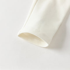 Dave&Bella Toddler Girls Autumn Sweet Pearl White Tulle Mesh Skirt Pants