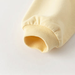 Dave&Bella Girls Autumn Yellow Cotton Sweet Peplum Sweatshirt Top