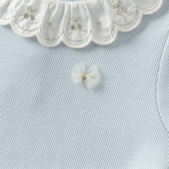 Dave&Bella Girls Autumn Cotton Fashion Stretch T-shirt Top