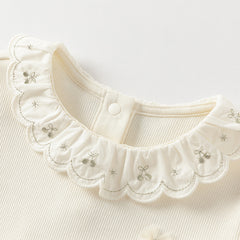 Dave&Bella Girls Autumn Cotton Fashion Stretch T-shirt Top