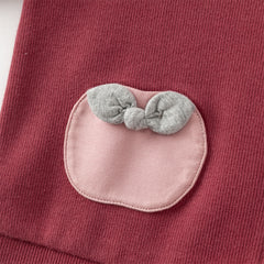 Dave&Bella Toddler Girls Autumn Sweet Cotton Red Coats