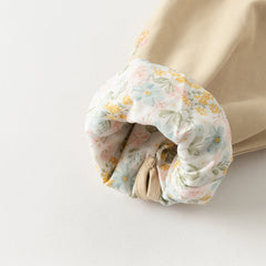 Dave&Bella Toddler Girls Autumn Khaki Outdoor Trench Coats