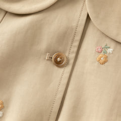 Dave&Bella Toddler Girls Autumn Khaki Outdoor Trench Coats