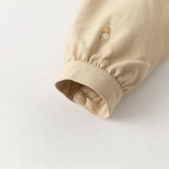 Dave&Bella Toddler Girls Autumn Khaki Outdoor Trench Coats