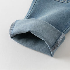 Dave&Bella Girls Autumn Sweet Jeans Denim Blue Pant