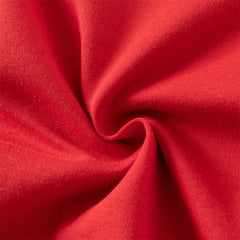 Dave&Bella Baby Girls Autumn Cotton Antibacterial Red One-Pieces Romper