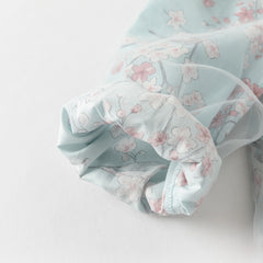 Dave&Bella Girls Autumn Elegance Chinese Style Mesh Floral A-line Party Dress