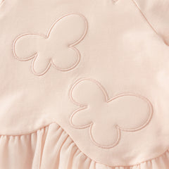 Dave&Bella Toddler Girls Autumn Sweet Pink Mesh Dress-style Sweatshirts Tops