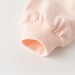 Dave&Bella Toddler Girls Autumn Sweet Pink Mesh Dress-style Sweatshirts Tops