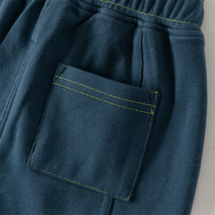 Dave&Bella Boys Autumn Outdoor Drawstring Dark Blue Sweatpants