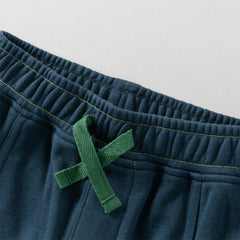 Dave&Bella Boys Autumn Outdoor Drawstring Dark Blue Sweatpants