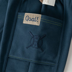 Dave&Bella Boys Autumn Outdoor Drawstring Dark Blue Sweatpants