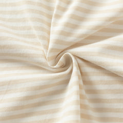 Dave&Bella Toddler Boys Autumn Cotton Apricot Striped T-shirts Tops