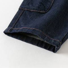 Dave&Bella Toddler Boys Autumn Denim Blue Long Jeans Pants