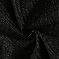 Dave&Bella Boys Autumn Cotton Carbon Black Casual Drawstring Jeans