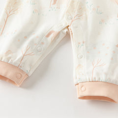 Dave&Bella Baby Girls/Boys Autumn Cotton Indoor Leisure Romper