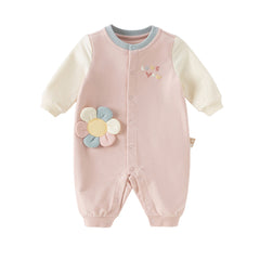 Dave&Bella Baby Girls/Boys Cotton Indoor One-piece Crawling Suit Romper