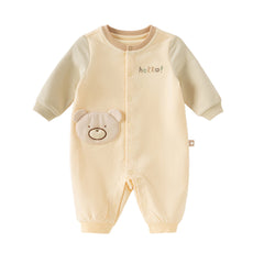 Dave&Bella Baby Girls/Boys Cotton Indoor One-piece Crawling Suit Romper
