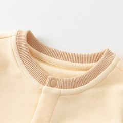 Dave&Bella Baby Girls/Boys Cotton Indoor One-piece Crawling Suit Romper