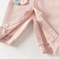 Dave&Bella Baby Girls/Boys Cotton Indoor One-piece Crawling Suit Romper