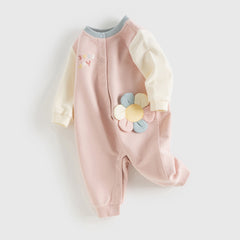 Dave&Bella Baby Girls/Boys Cotton Indoor One-piece Crawling Suit Romper