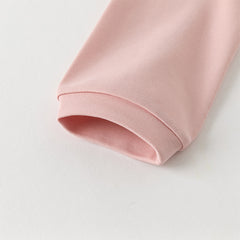 Dave&Bella Girls Autumn Cute Colorblocked Long Sleeve Polo T-shirt Top